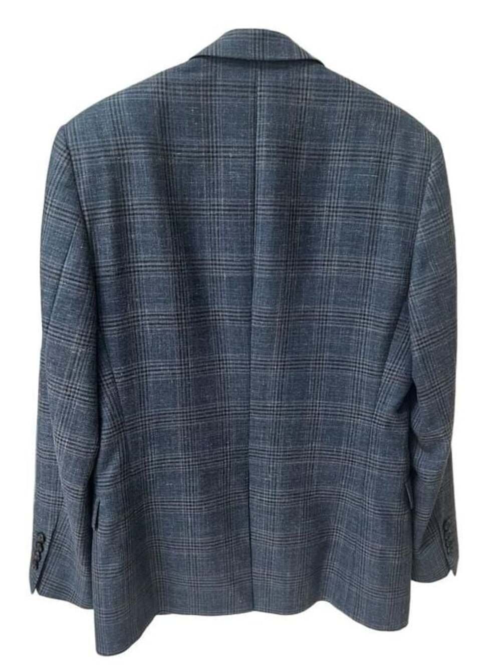 Ralph Lauren Wool Silk Linen Plaid Sport Coat Blazer, 38R - Picture 3 of 13